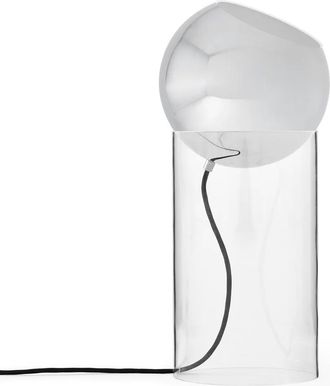 &tradition Topan VP14 Bodenleuchte, H 46,5 cm, klar / verchromt