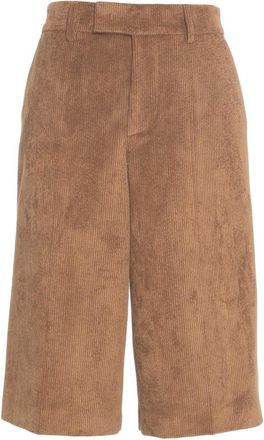 Gender Corduroy Bermuda Shorts