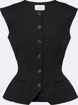 Magda Butrym Silk and cashmere vest
