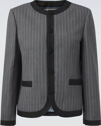 Valentino Pinstripe virgin wool jacket