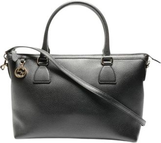Gucci Pre-owned Handbags, female, Black, Size: ONE SIZE Pre-owned Tote bag