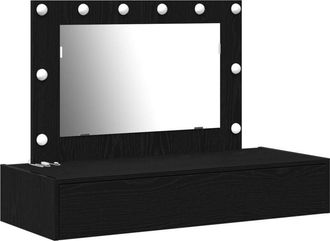 vidaXL Dressing Table Black 100 x 40 x 70 cm Engineered wood Vidaxl
