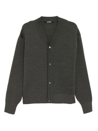 Jacquemus Cardigan con bottoni - Grigio