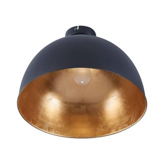 Lindby L&aacute;mpara De Techo lya En Negro Metal - Lindby