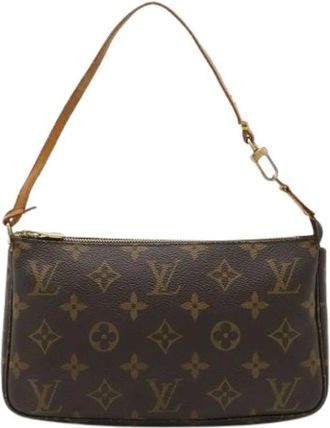 Louis Vuitton Pre-owned Shoulder Bags, female, Brown, Size: ONE SIZE Pre-owned Vintage Monogram Pochette