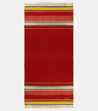 Lyria Xoroi striped wool-blend throw