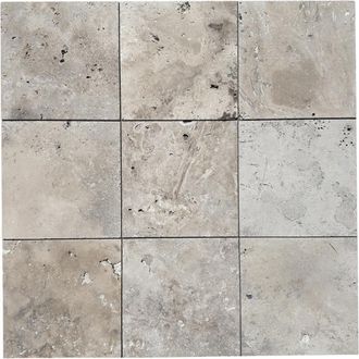 OEM Azulejo - Albedo Pierre - Travertino Oscuro Envejecido - 30,5x30,5 Cm - Antideslizante - Vendido Por M&sup2;