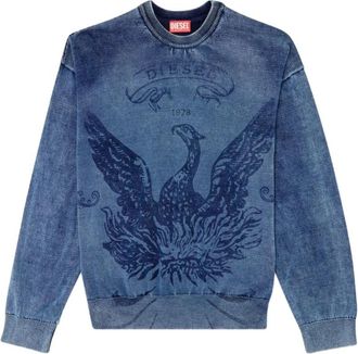 Diesel Hombre, Sudaderas, Azul, Talla: XL