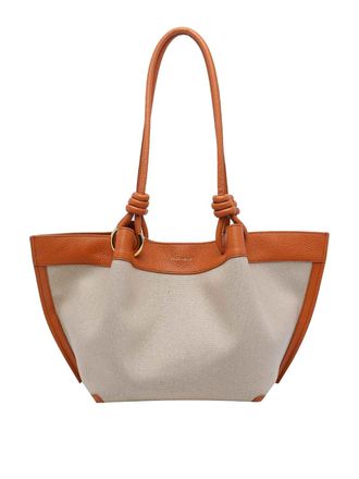 Coccinelle Beige Medium Finn Shoulder Bag
