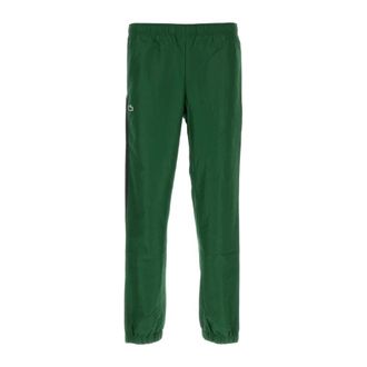 Lacoste Slim-fit Trousers, male, Green, Size: S Polyester Joggers