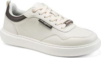 Karl Lagerfeld Pharaon Perforated Lace-Up Sneaker in Off White at Nordstrom Rack, Size 10.5