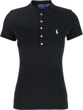 Polo Ralph Lauren Julie Polo Shirt - Dames - Polos - Zwart - S - Katoen - Tops