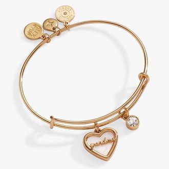Alex and Ani Grandma Mother of Pearl Bangle in Gold at Nordstrom