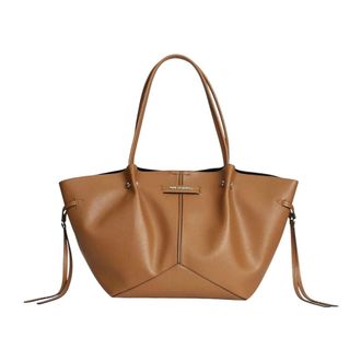 Karl Lagerfeld Grand Cabas K/Pierced - female - Karl Lagerfeld - Shopping Bags - Brown - ONE SIZE - Bags