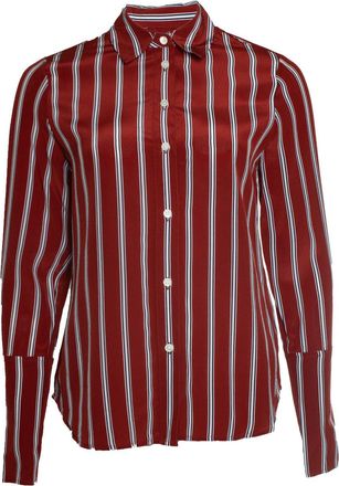 Frame Denim striped shirt in red