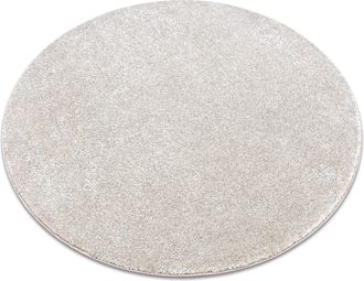 RugsX Rugsx - Alfombra San Miguel C&iacute;rculo Crema 031 Llanura Color S&oacute;lido Beige Circulo 150 Cm