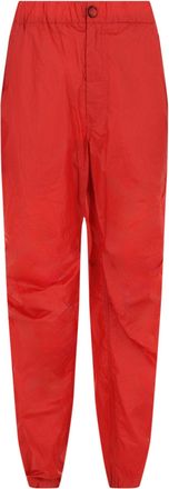 Ferragamo Coated Drawstring Straight-Leg Pants