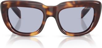 Prada 0pr D07s Oversized Cat-Eye Sunglasses