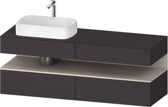 Duravit Qatego Consola Mueble Bajo Lavabo, 2 Extensiones, 2 - Duravit