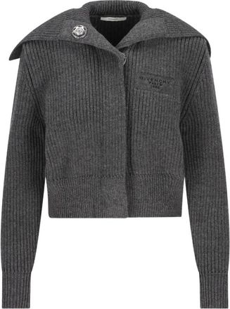 Givenchy Jas in wol - Dames - Vesten - Grijs - S - Wol - Truien & Vesten