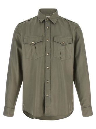 Brunello Cucinelli Green Regular Shirt