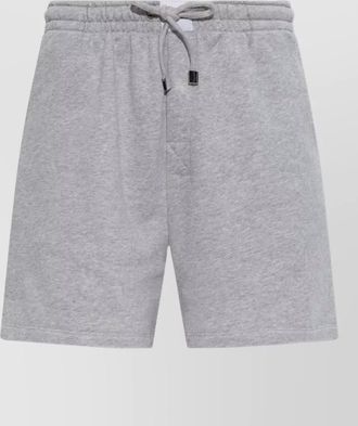 The Attico elastic waist shorts side pockets design