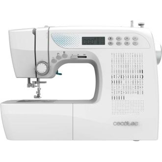Cecotec M&aacute;quina De Coser El&eacute;ctr&oacute;nica- 215 Puntadas - Nivel Experto - Bellecouture 21500. Motor Digital, Pantalla Lcd, Mando Para Ajuste De Hilo, Devanado De B