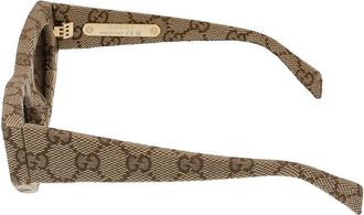 Gucci Womens Gg2019s Sunglasses Beige Monogram Jacquard