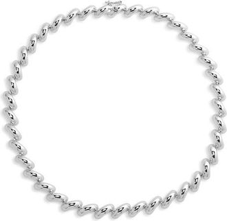 LIÉ STUDIO The Edith Necklace in Silver at Nordstrom