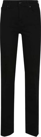 7 For All Mankind Mujer, Vaqueros, Negro, Talla: W24