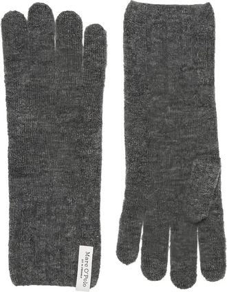 Marc O'Polo knitted gloves - women - Wool/Polyamide/Alpaca/Elastane - One Size - Grey