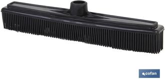 cofan Pack 6 Cepillos De Barrer De Caucho 32x4.5cm Para Limpieza Profesional