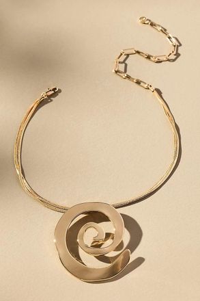 Ettika Aura Swirl Pendant Necklace