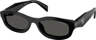 Prada PR D24S Zonnebril - Dames - Accessoires - Zwart - Maat: 54 MM Polyamide