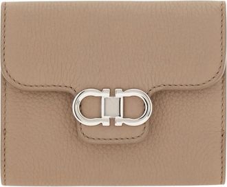 Ferragamo Franse portemonnee - Dames - Portefeuilles - Beige - ONE Size - Accessoires