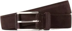 Robert Talbott Suede Lewis Belt in Coffee at Nordstrom, Size 38