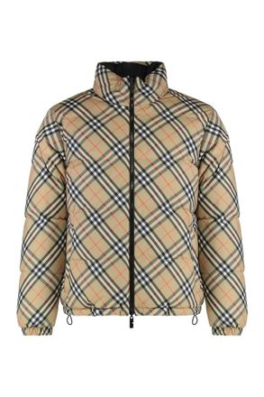 Burberry Beige Check Reversible Jacket