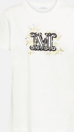 Max Mara Sacha embroidered cotton T-shirt