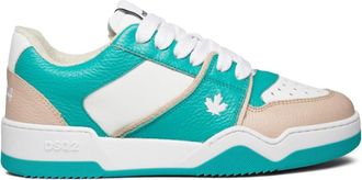 Dsquared2 Leaf Logo Sneakers - Dames - Sneakers - Veelkleurig - 38 EU - Leer - Schoenen