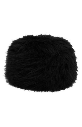 Apparis Margot Faux Fur Pillobox Hat in Noir at Nordstrom, Size One Size Oz