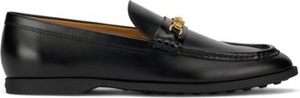 Tod's Womens Loafers Calfskin Black