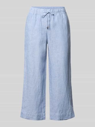 Toni Wide Leg Caprihose aus Leinen Modell PIA in Hellblau, Gr&ouml;&szlig;e 38