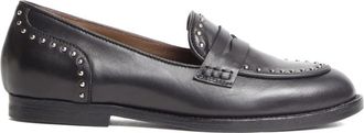 Duccio del Duca Mocassino Dd 006 - Dames - Loafers - Zwart - 39 EU - Leer - Schoenen