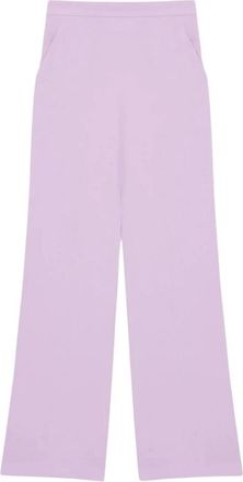 Patrizia Pepe Pantalone - Dames - Wijde Broeken - Paars - L - Broeken
