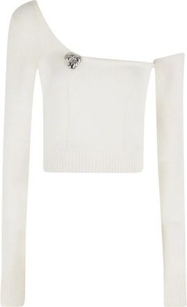 Blumarine Donna, Top, Bianco, L, new