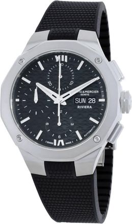 Baume & Mercier Riviera Chronograph Automatic Black Dial Mens Watch M0A10864