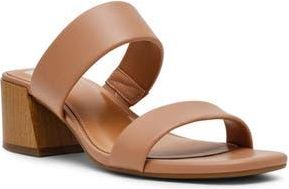 Dolce Vita Sharona Block Heel Sandal in Cafe at Nordstrom Rack, Size 6.5