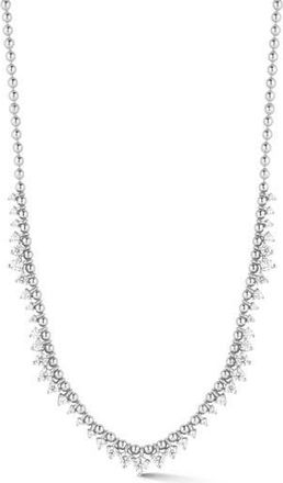 Glaze Jewelry Cubic Zirconia Chain Necklace in Silver at Nordstrom Rack