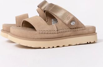 UGG Womens UGG Goldenstar Glide Womens Sandal - Sand - Cream/Brown - Size: 6