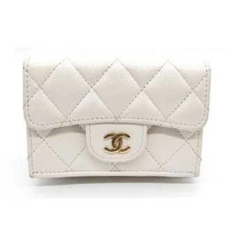 Chanel Pre-owned Wallets, female, White, Size: ONE SIZE Pre-owned Vintage Wallet